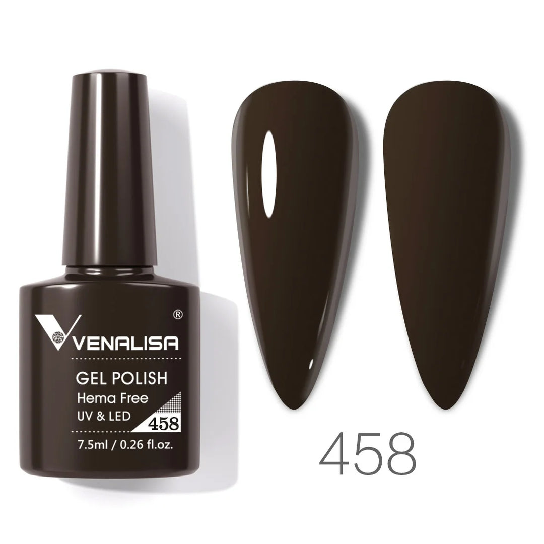 VENALISA 7.5ml Nail Gel Polish VIP4 HEMA Free Semi Permanent Soak off UV LED Nail Gel Varnish Full Coverage Nail Gel Lacquer