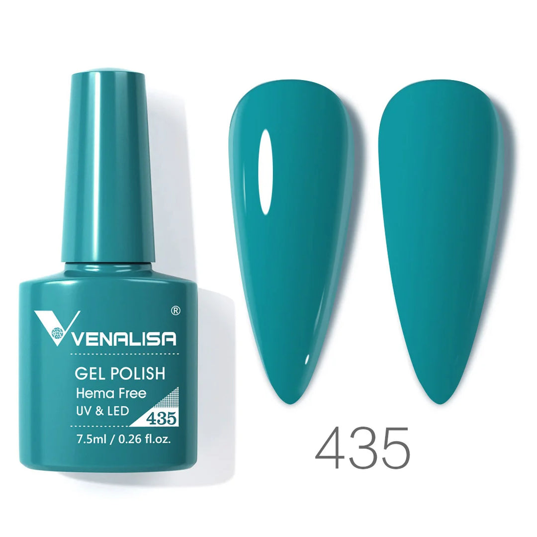 VENALISA 7.5ml Nail Gel Polish VIP4 HEMA Free Semi Permanent Soak off UV LED Nail Gel Varnish Full Coverage Nail Gel Lacquer