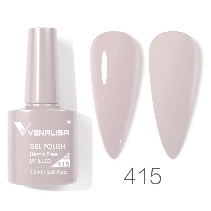 VENALISA 7.5ml Nail Gel Polish VIP4 HEMA Free Semi Permanent Soak off UV LED Nail Gel Varnish Full Coverage Nail Gel Lacquer