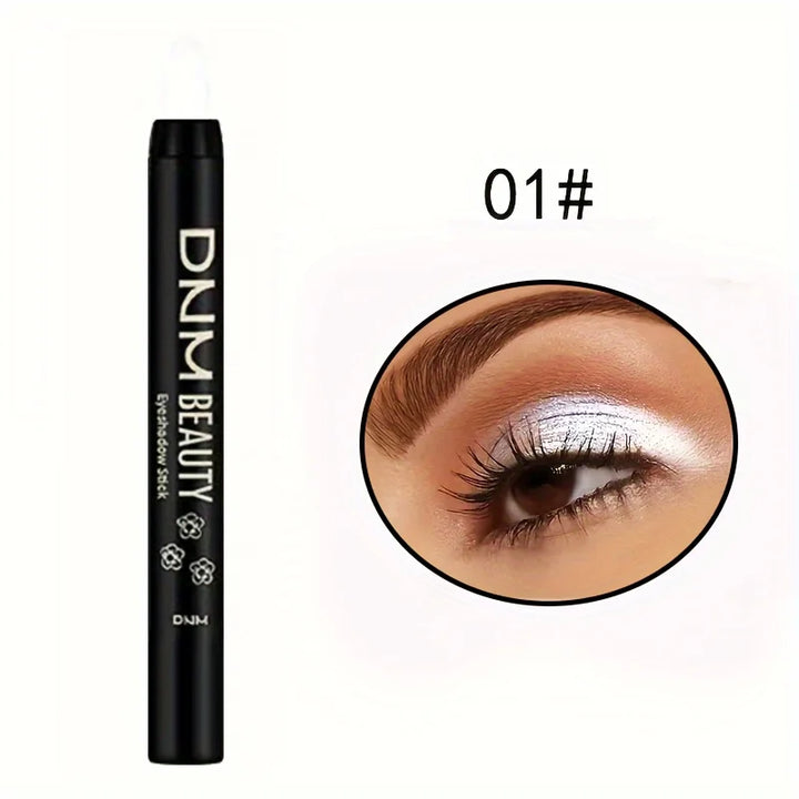 Waterproof Long-Lasting Highlighter Eyeshadow Stick with Rainbow Shimmer Effect | Long-Lasting, Rich Eye Makeup