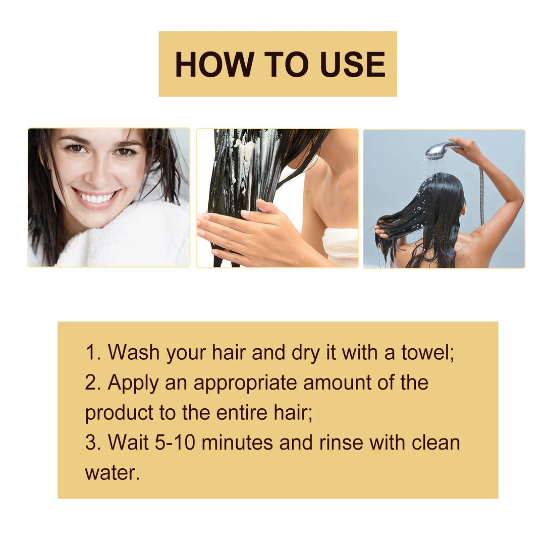 EELHOE Collagen Hair Mask Reduce Dryness Nourishing Repair Damaged Hair Restore Hair Shine Anti-frizzing Smooth Hair Care Mask