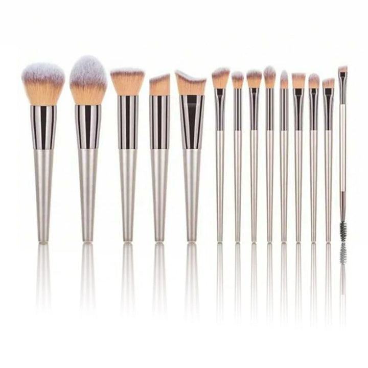 14PCS Makeup Brushes Set Eyeshadow Fluffy Foundation Concealer Blush Highlighter Storage Box Female Cosmetics Beauty Tools