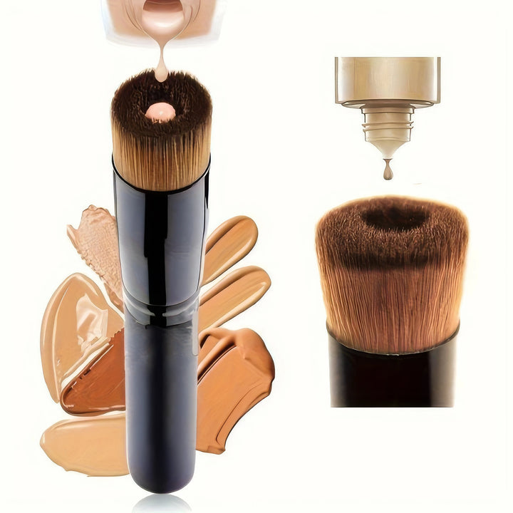 1/2/3 Pieces of Makeup Brush, Black, Dry and Wet, Suitable for Dry/oily Skin, Basic Brush, Powder Blusher Brush