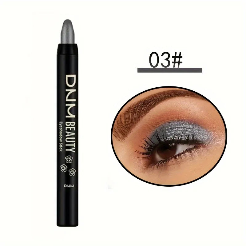 Waterproof Long-Lasting Highlighter Eyeshadow Stick with Rainbow Shimmer Effect | Long-Lasting, Rich Eye Makeup
