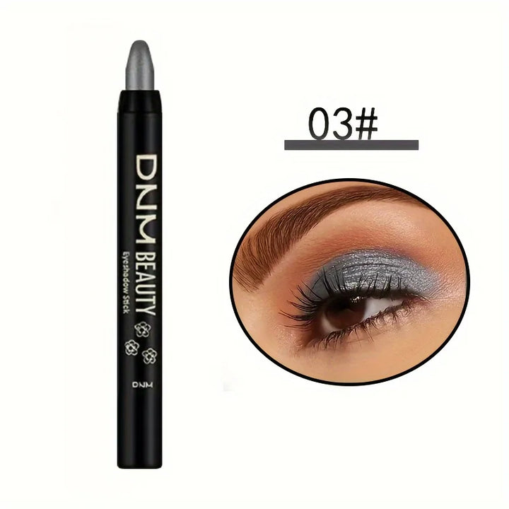 Waterproof Long-Lasting Highlighter Eyeshadow Stick with Rainbow Shimmer Effect | Long-Lasting, Rich Eye Makeup