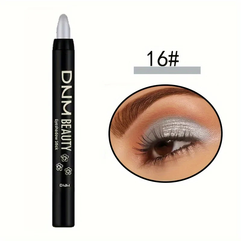 Waterproof Long-Lasting Highlighter Eyeshadow Stick with Rainbow Shimmer Effect | Long-Lasting, Rich Eye Makeup