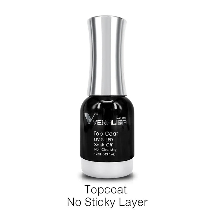 Venalisa TPO FREE Tempered Top Coat Nail Paint Gel Platinum Gel Polish Nail Soak Off UV LED Gel Polish Nail Lacquer Varnishes