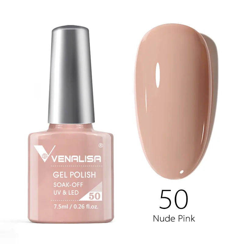 VENALISA VIP4 Nail Gel Polish 7.5ml HEMA Free Semi Permanent Nail Polish Super Texture Gel Varnish Long Lasting Tempered TopCoat