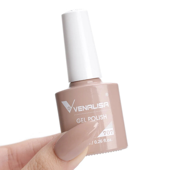VENALISA VIP4 Nail Gel Polish 7.5ml HEMA Free Semi Permanent Nail Polish Super Texture Gel Varnish Long Lasting Tempered TopCoat