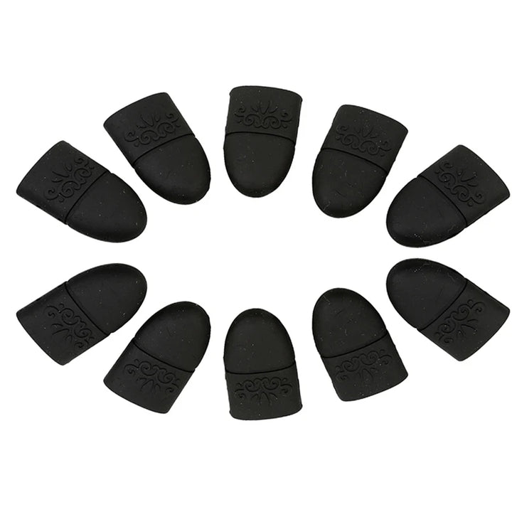 10PC Nail Polish Clip Soak off Silicone Caps UV Gel Nail Polish Remover Wraps Cleaner Tips Finger Covers for Manicure Tools