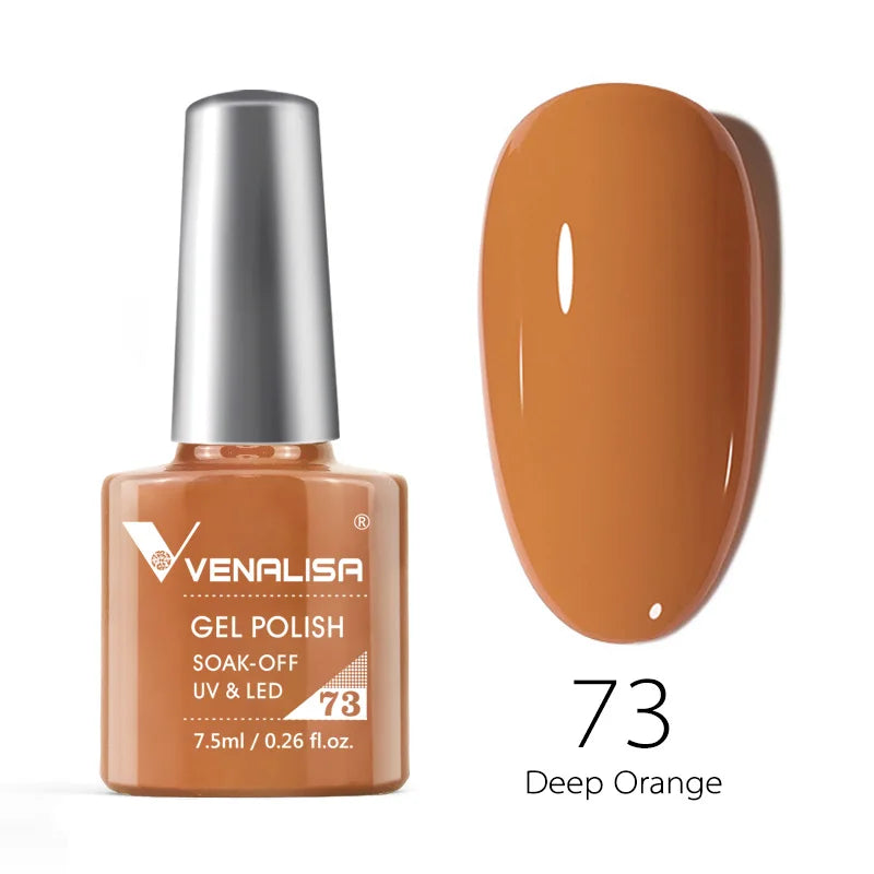 VENALISA VIP4 Nail Gel Polish 7.5ml HEMA Free Semi Permanent Nail Polish Super Texture Gel Varnish Long Lasting Tempered TopCoat
