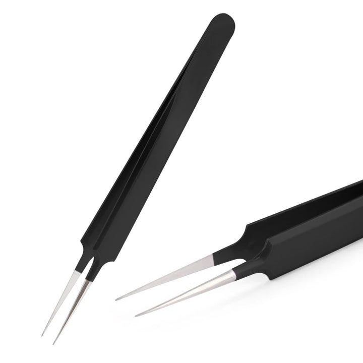Stainless Steel Eyebrow False Eyelashes Tweezers Lashes Extension Nail Makeup Tool High Quality Fine Tip Profession Tweezer
