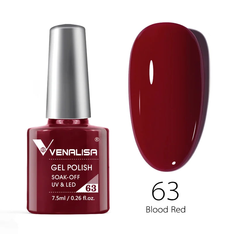 VENALISA VIP4 Nail Gel Polish 7.5ml HEMA Free Semi Permanent Nail Polish Super Texture Gel Varnish Long Lasting Tempered TopCoat