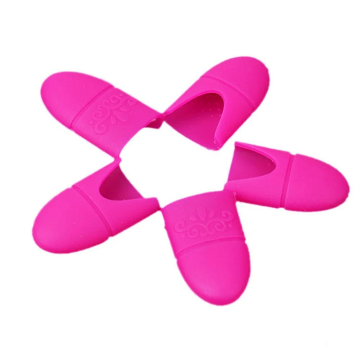 10PC Nail Polish Clip Soak off Silicone Caps UV Gel Nail Polish Remover Wraps Cleaner Tips Finger Covers for Manicure Tools