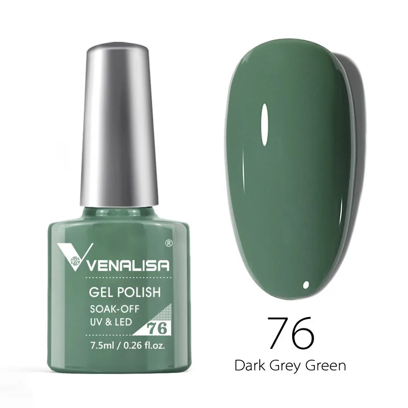 VENALISA VIP4 Nail Gel Polish 7.5ml HEMA Free Semi Permanent Nail Polish Super Texture Gel Varnish Long Lasting Tempered TopCoat