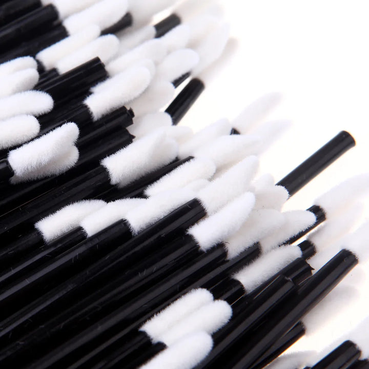 5/50/100 Pcs Lip Brushes Soft Cosmetic Lip Brush Lipstick Lip Glossy Wands Cleaner Applicator Eyeshadow Makeup Brush Tool
