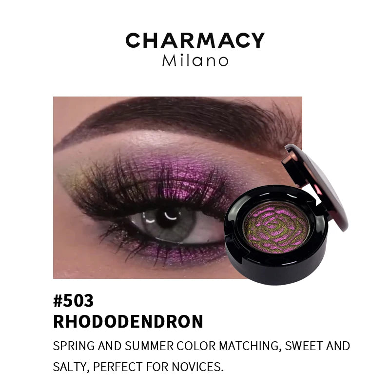 CHARMACY Chameleon Glitter Eyeshadow Insane Shifters Long Lasting Single Shimmer Eyeshadows Eye Makeup Cosmetic for Women