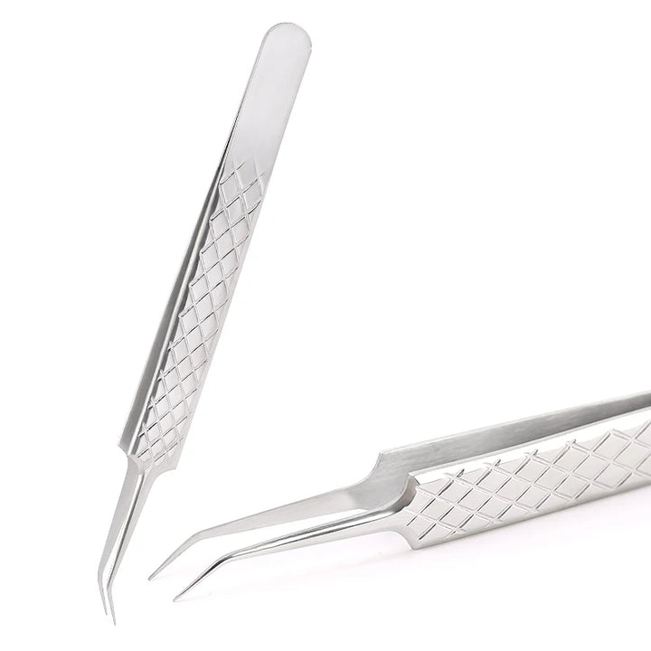 Stainless Steel Eyebrow False Eyelashes Tweezers Lashes Extension Nail Makeup Tool High Quality Fine Tip Profession Tweezer