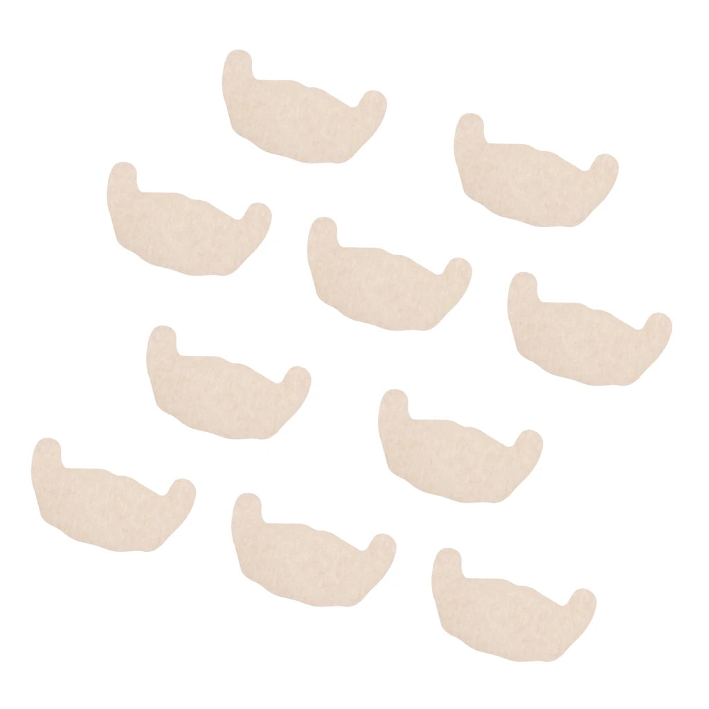 5 Pairs Disposable Nippleless Covers Breast Lift Tape Breast Lift Pasties for Small & Large Breasts - Skin Colors