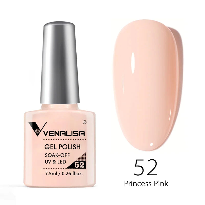 VENALISA VIP4 Nail Gel Polish 7.5ml HEMA Free Semi Permanent Nail Polish Super Texture Gel Varnish Long Lasting Tempered TopCoat