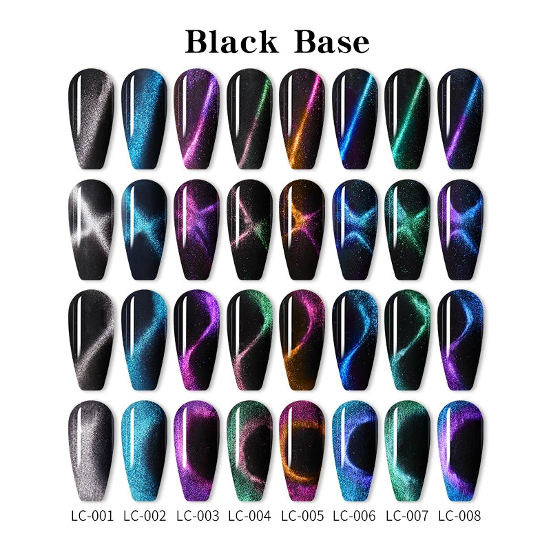 LILYCUTE 7ml 9D Cat Magnetic Gel Nail Polish Iridescent Magnet Semi Permanent Soak Off UV LED Manicure For Nail Art Gel Varnish