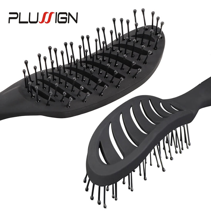 Wet Curly Detangle Hair Brush For Salon Hairdressing Styling Tools Vent Hairbrush Blow Dryer Hair Brush Factory Promotion