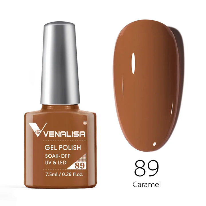 VENALISA 7.5ml Nail Gel Polish VIP4 HEMA Free Semi Permanent Soak off UV LED Nail Gel Varnish Full Coverage Nail Gel Lacquer