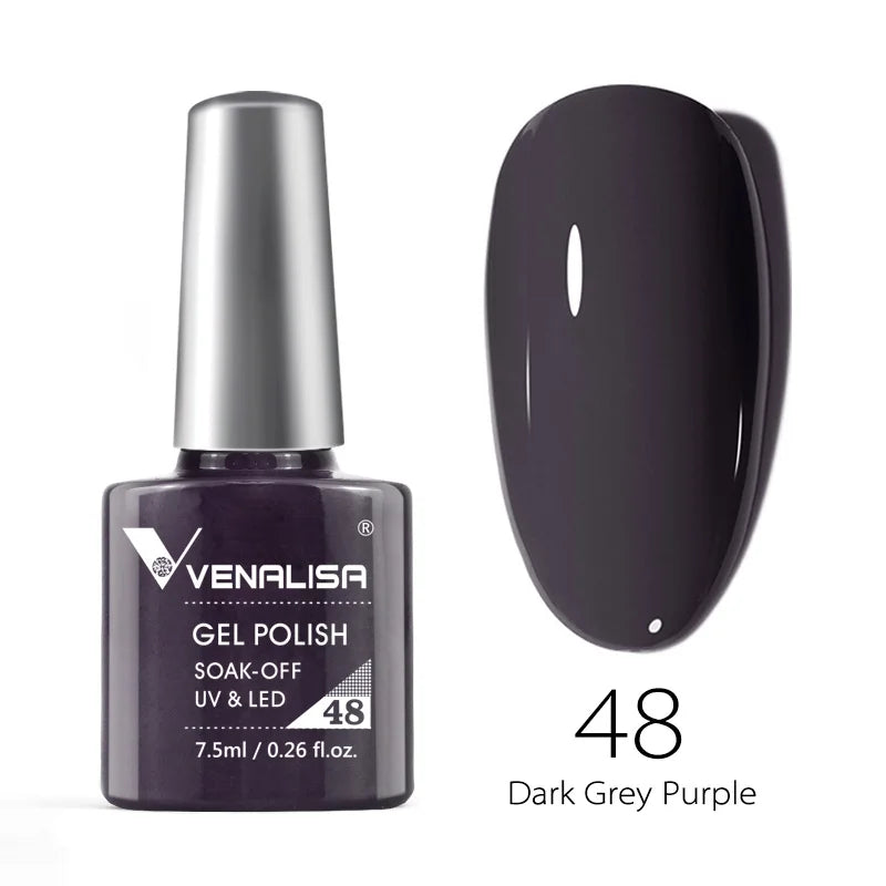 VENALISA VIP4 Nail Gel Polish 7.5ml HEMA Free Semi Permanent Nail Polish Super Texture Gel Varnish Long Lasting Tempered TopCoat