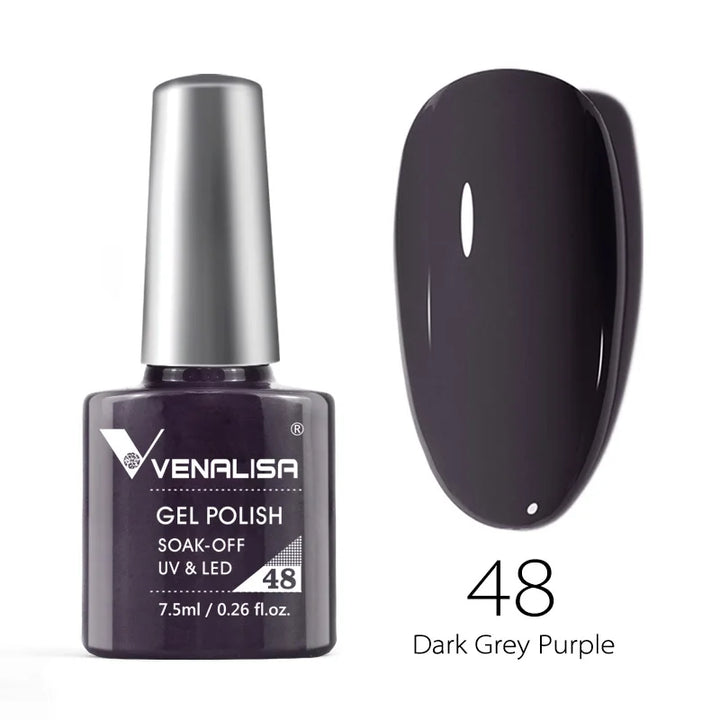 VENALISA 7.5ml Nail Gel Polish VIP4 HEMA Free Semi Permanent Soak off UV LED Nail Gel Varnish Full Coverage Nail Gel Lacquer