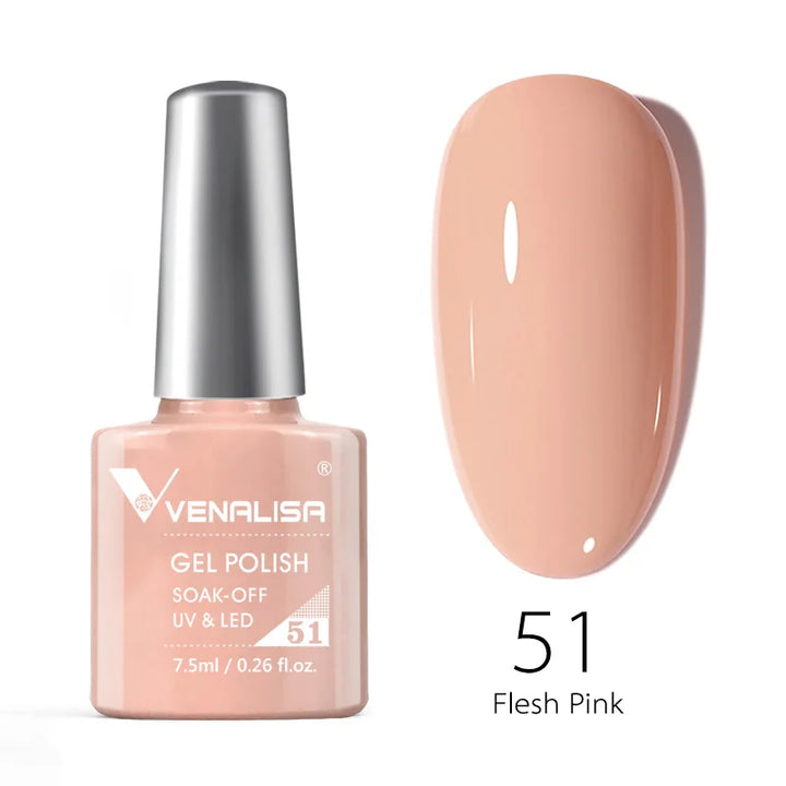 VENALISA VIP4 Nail Gel Polish 7.5ml HEMA Free Semi Permanent Nail Polish Super Texture Gel Varnish Long Lasting Tempered TopCoat