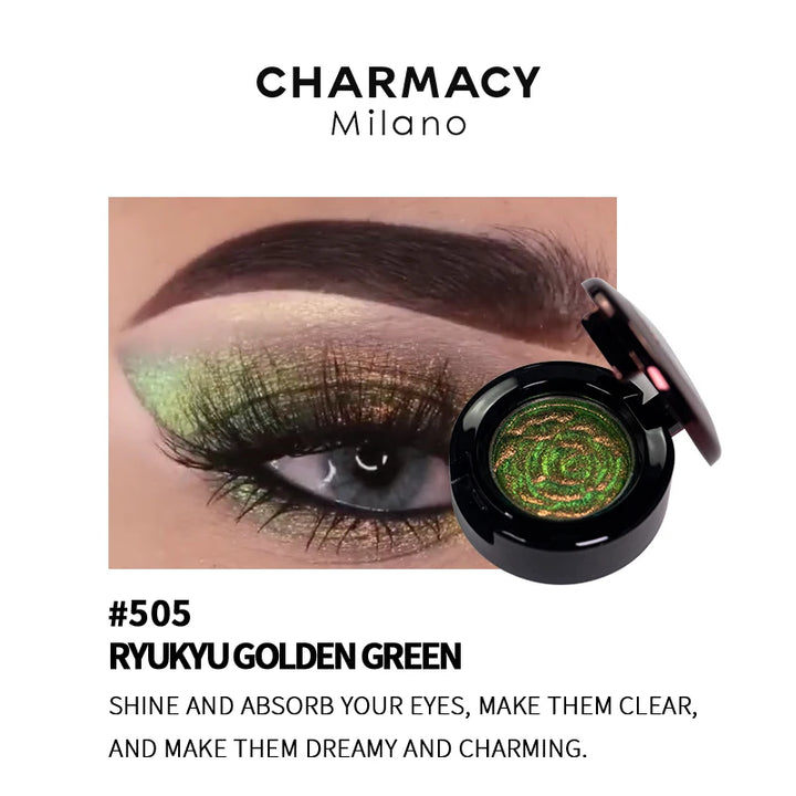 CHARMACY Chameleon Glitter Eyeshadow Insane Shifters Long Lasting Single Shimmer Eyeshadows Eye Makeup Cosmetic for Women