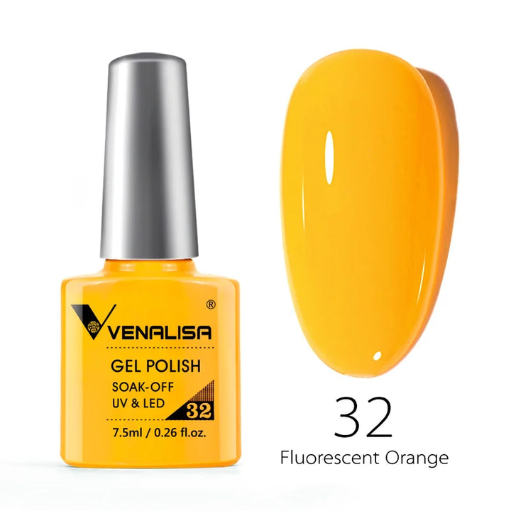 VENALISA 7.5ml Nail Gel Polish VIP4 HEMA Free Semi Permanent Soak off UV LED Nail Gel Varnish Full Coverage Nail Gel Lacquer