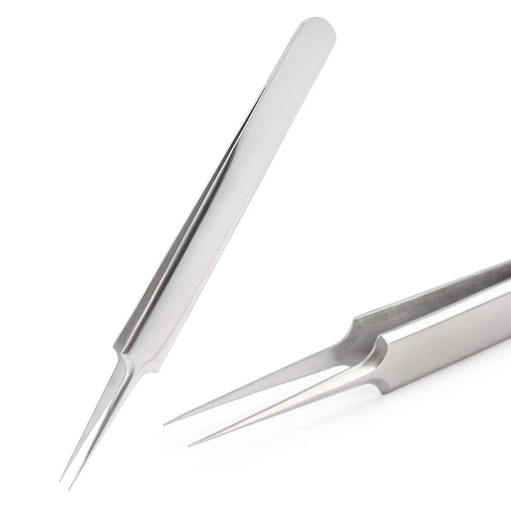 Stainless Steel Eyebrow False Eyelashes Tweezers Lashes Extension Nail Makeup Tool High Quality Fine Tip Profession Tweezer