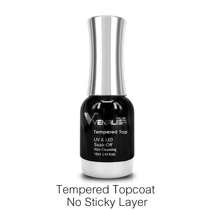 Venalisa TPO FREE Tempered Top Coat Nail Paint Gel Platinum Gel Polish Nail Soak Off UV LED Gel Polish Nail Lacquer Varnishes
