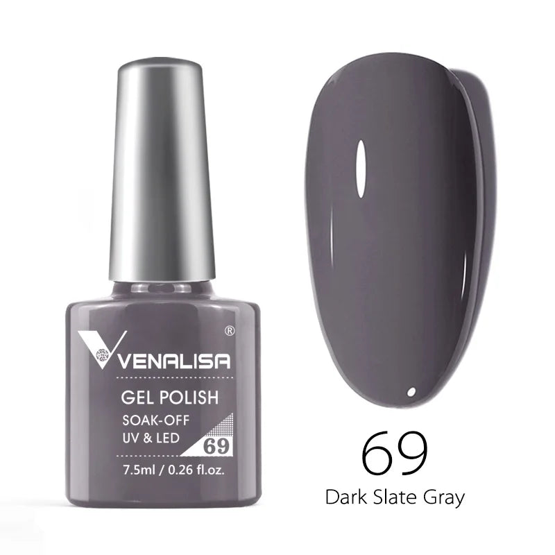 VENALISA VIP4 Nail Gel Polish 7.5ml HEMA Free Semi Permanent Nail Polish Super Texture Gel Varnish Long Lasting Tempered TopCoat