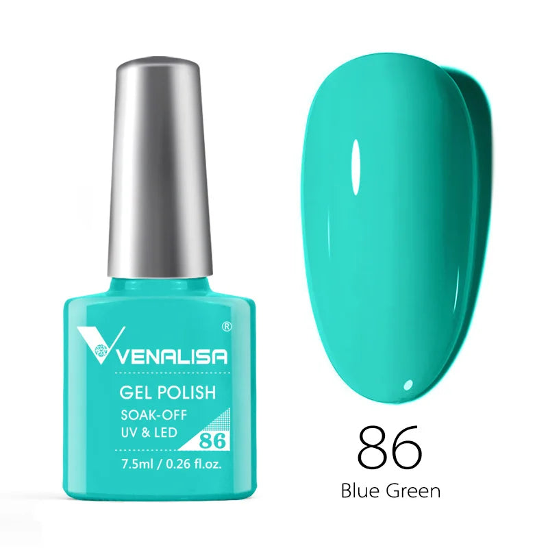 VENALISA 7.5ml Nail Gel Polish VIP4 HEMA Free Semi Permanent Soak off UV LED Nail Gel Varnish Full Coverage Nail Gel Lacquer