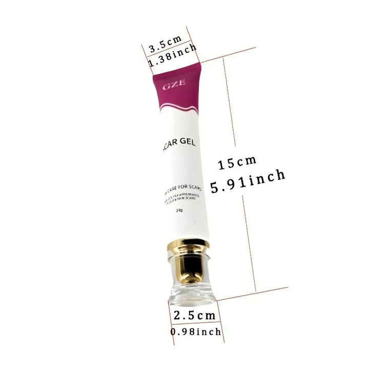 GZE Scar Care Gel Acne stretch mark Cream With Allantoin, Vitamin E, and Silicone - Non-Greasy and Fast Absorbing