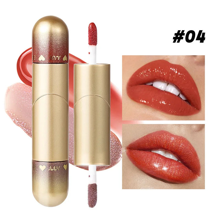 Hydrating Plumping High-Shine Lip Oil Mirror Gloss for Moisturized Luscious Lips Long-Lasting Comfortable Wear Lip Care