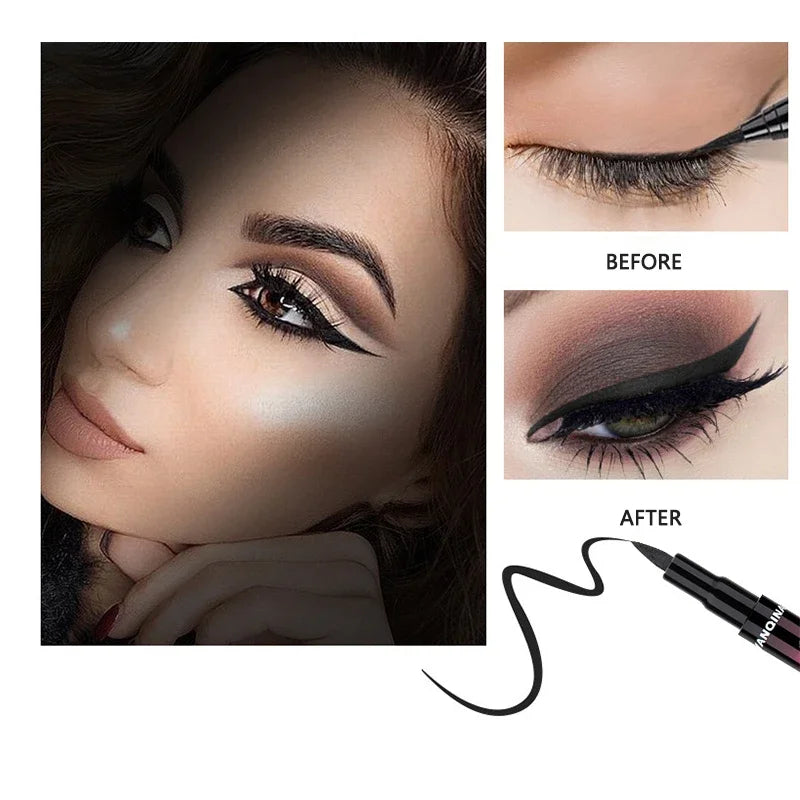 36H Black Quick-drying Eyeliner Waterproof Liquid Eye Liner Pen Long Lasting Smooth Pencil Not Blooming Eyes Makeup Cosmetics