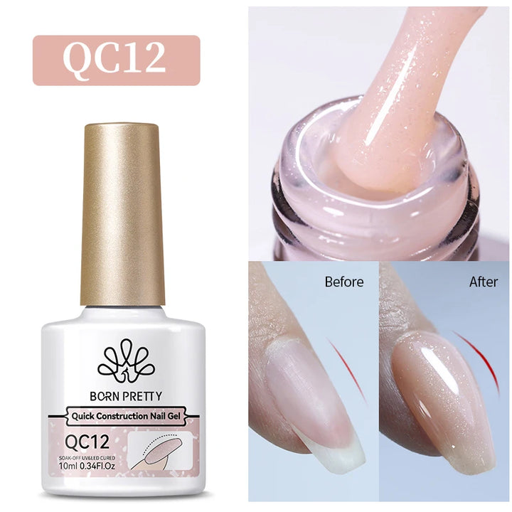 BORN PRETTY Super Top Coat and Base Gel Nail Polish for Gel Polish Semi-permanent Varnish Rubber Top Coat 10ml Nail Supplies