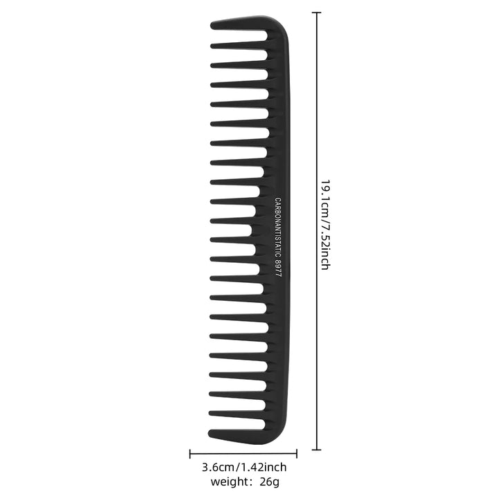 Thickened Version Wide Tooth Comb Heat Resistant Barber Professional Portable Styling Detangling Hairstyling Tools