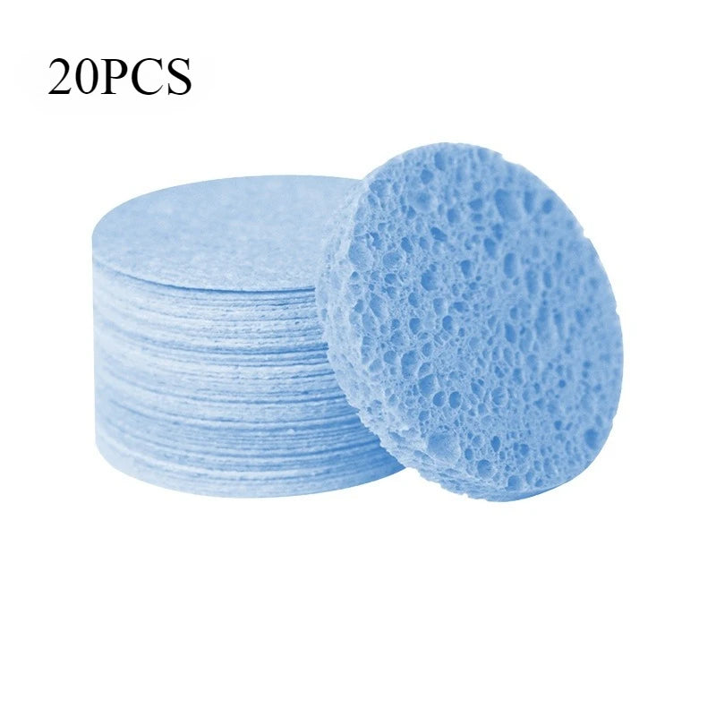 50/20/10PCS Compressed Facial Sponge Cosmetic Hydrotherapy Sponge Suitable for Daily Cleansing, Makeup Removal, and Exfoliation