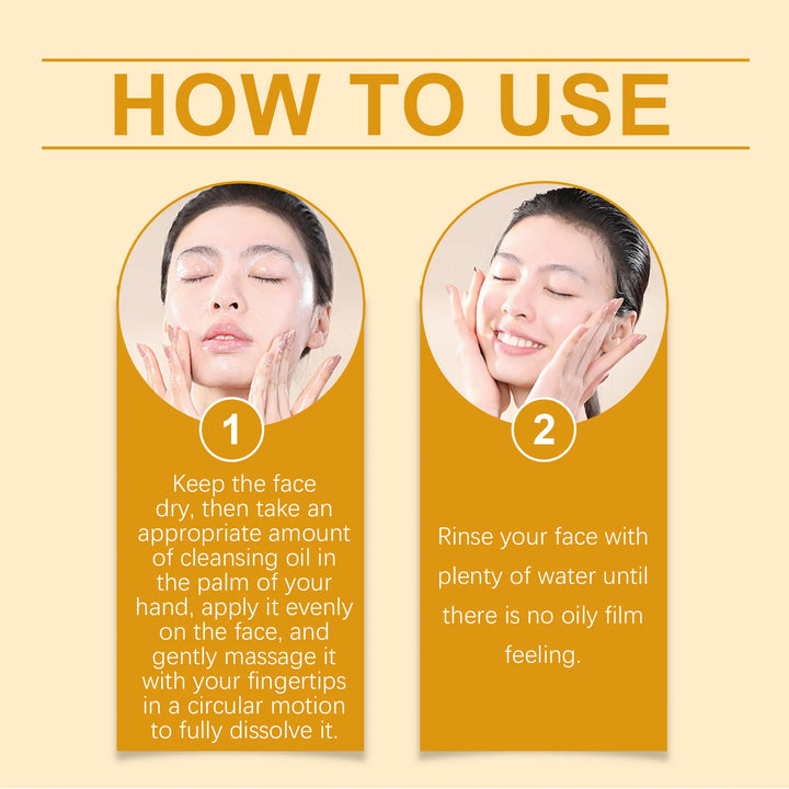 Cleansing Remover Oil Facial Makeup Remover Moisturizing Face Refresher Cleaning Centella Asiatica Extract Vitamin E Oil