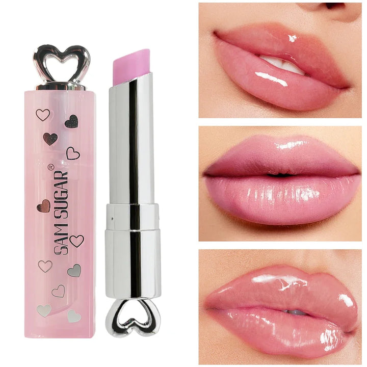 Moisture Lip Balm Hydrating Color Change Nourishing Repair Dark Lines Brightens Jelly Glossy Water Based Tint