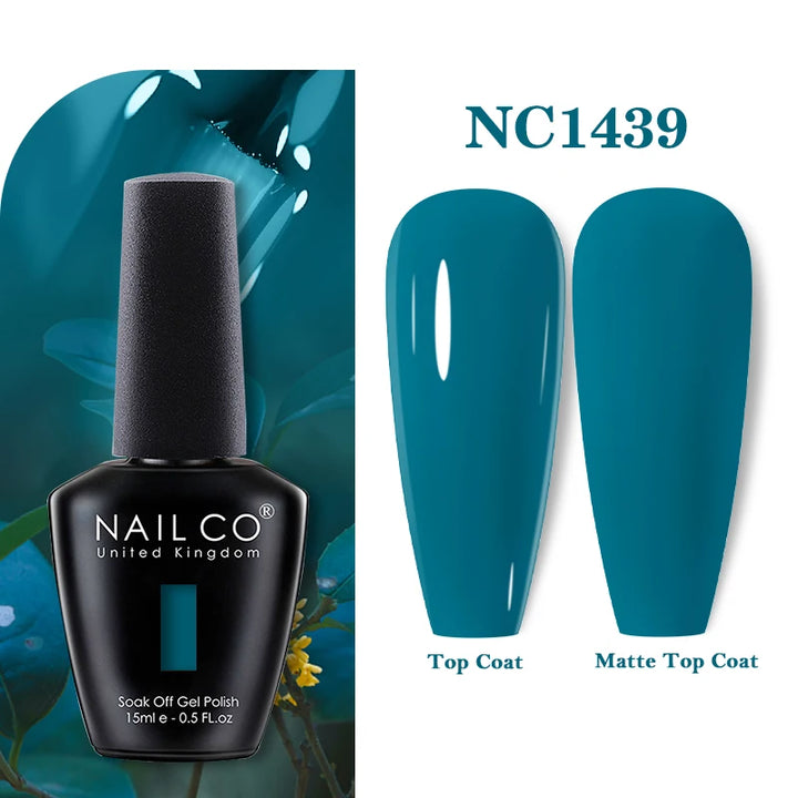 NAILCO 131Colors Vernis Semi Permanent UV Varnish Gel Nail Polish Nails Art Gel Manicure TOP BASE Varnish Hybrid