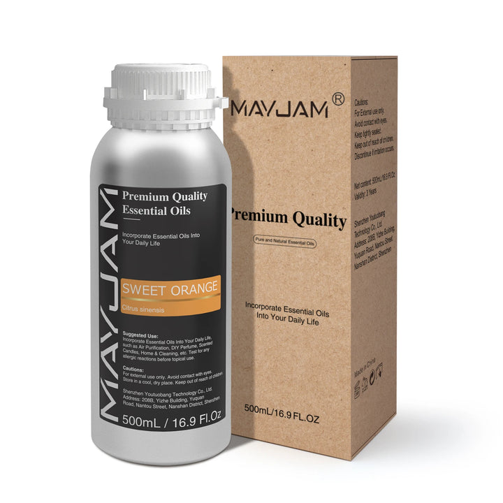 MAYJAM 500ML Pure Natural Essential Oil For Humidifier Diffuser Jasmine Lavender Vanilla Eucalyptus Bergamot Lemon Aroma Oils