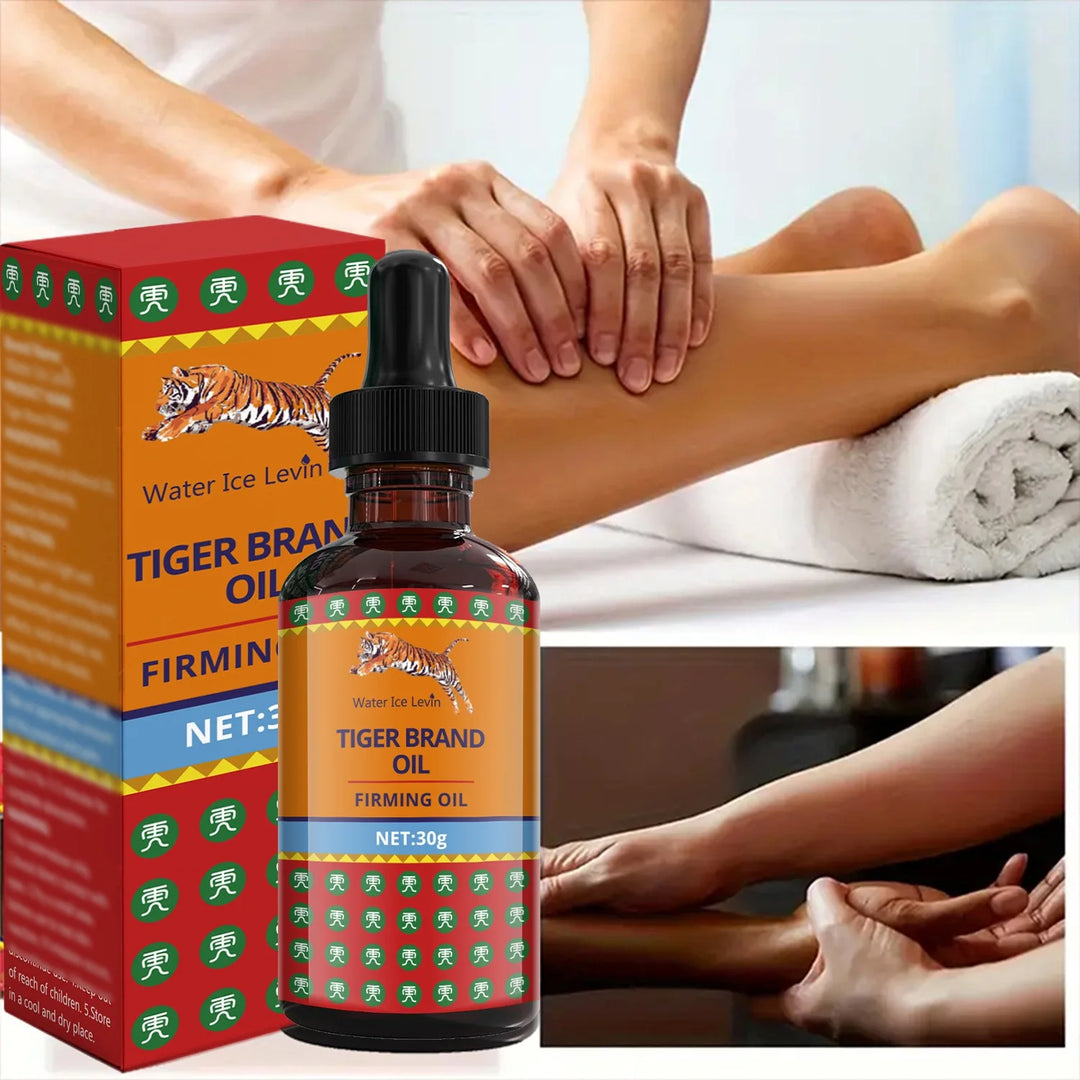 Tiger Balm Muscle Relaxation Massage Oil, Contains Vitamin E, Olive Blend, Deeply Moisturizing, Easy to Apply, Non-Greasy