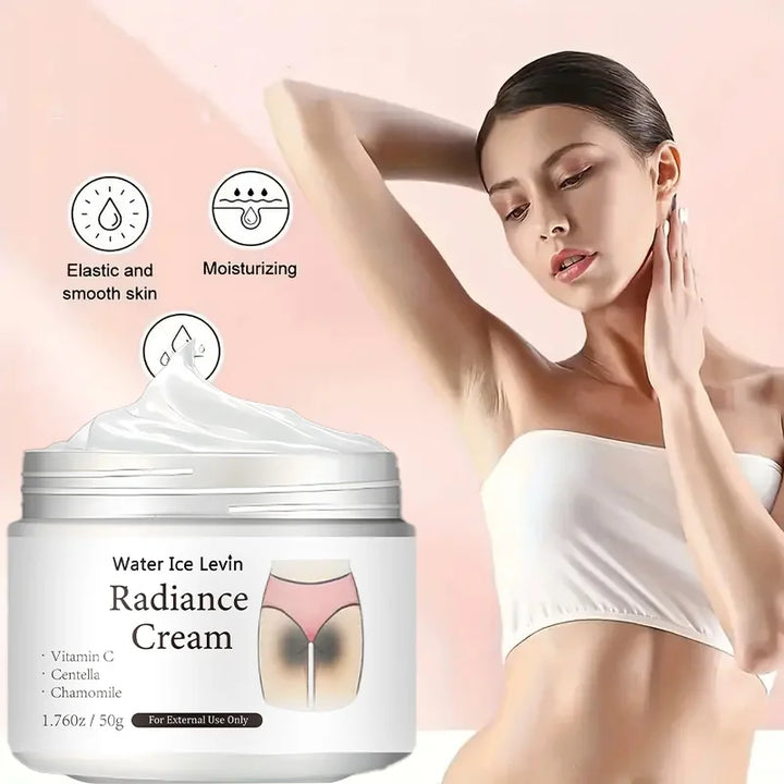 50g Brightening Cream - Contains Vitamin C, for private areas, underarms, joints, improves the appearance of melanin, brightens the skin on the inner thighs and buttocks