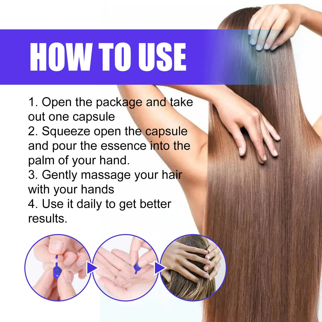 Magic Hair Vitamin Capsule Keratin Oil Fast Restore Hair Soft Smooth Shiny Deep Moisturizer Frizzy Dry Scalp Hair Care Products