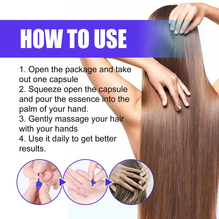 Magic Hair Vitamin Capsule Keratin Oil Fast Restore Hair Soft Smooth Shiny Deep Moisturizer Frizzy Dry Scalp Hair Care Products